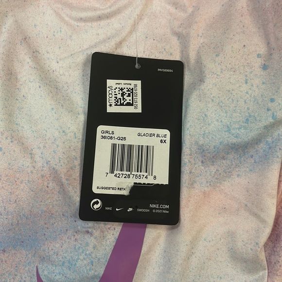 Nike Little Girls Rise All Over Print Legging - Picture 8 of 8